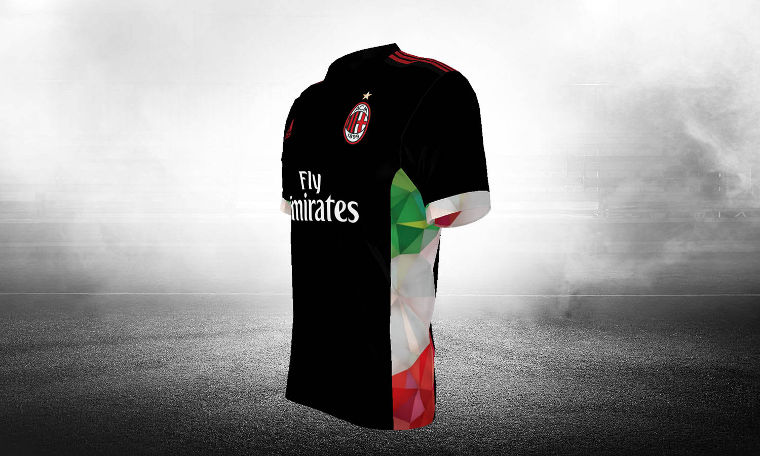 Top 100 AC Milan 17 18 Third Kits Revealed Footy Headlines