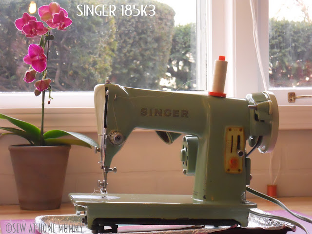 Singer 185k - more affordable option to a Featherweight - portable vintage sewing machine restoration Sew at Home Mummy