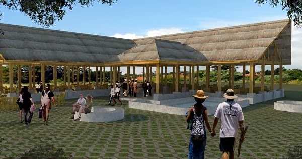 DESAIN RUMAH MURAH: Gambar konsep Modeling 3D Desain Restoran bambu 