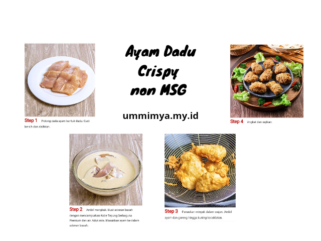 ayam dadu crispy non msg