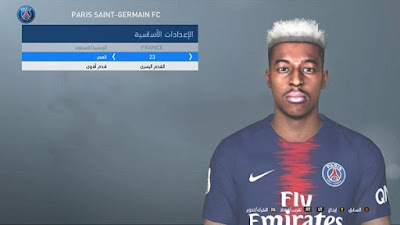 Gambar - PES 2017 Kimpembe (PSG) Face by Youssef Facemaker