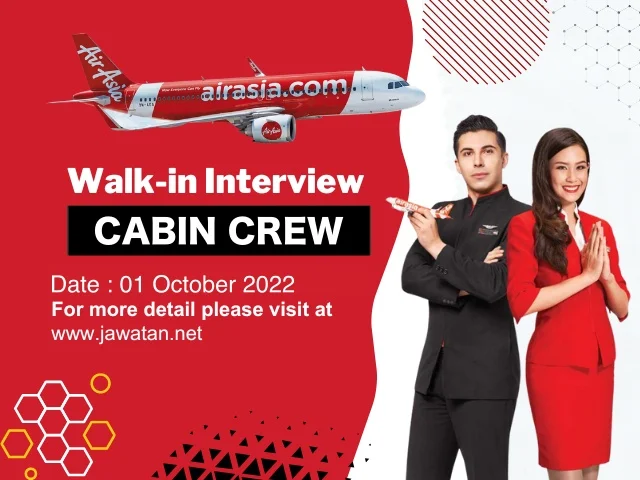 Temuduga Terbuka Cabin Crew AirAsia Oktober 2022