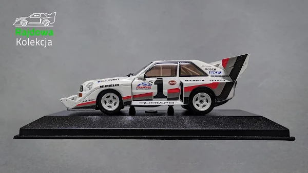 Minichamps Audi Sport Quattro S1 Pikes Peak, Winner Pikes Peak International Hill Climb 1987, 626 of 6 687