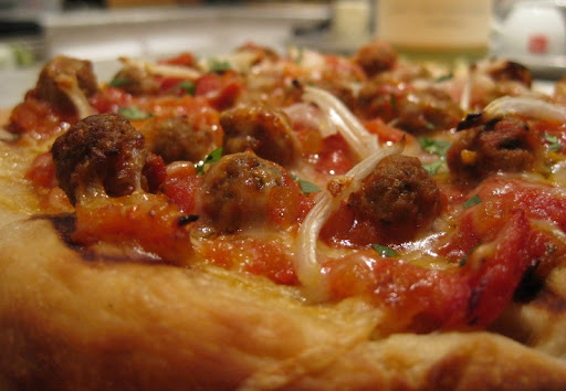 Meatball Tagine Pizza