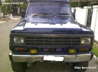 Dijual mobil nissan patrol tahun 1987 warna biru, iklan baris mobil