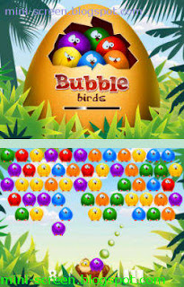 Free Bubble Birds Game App for Blackberry