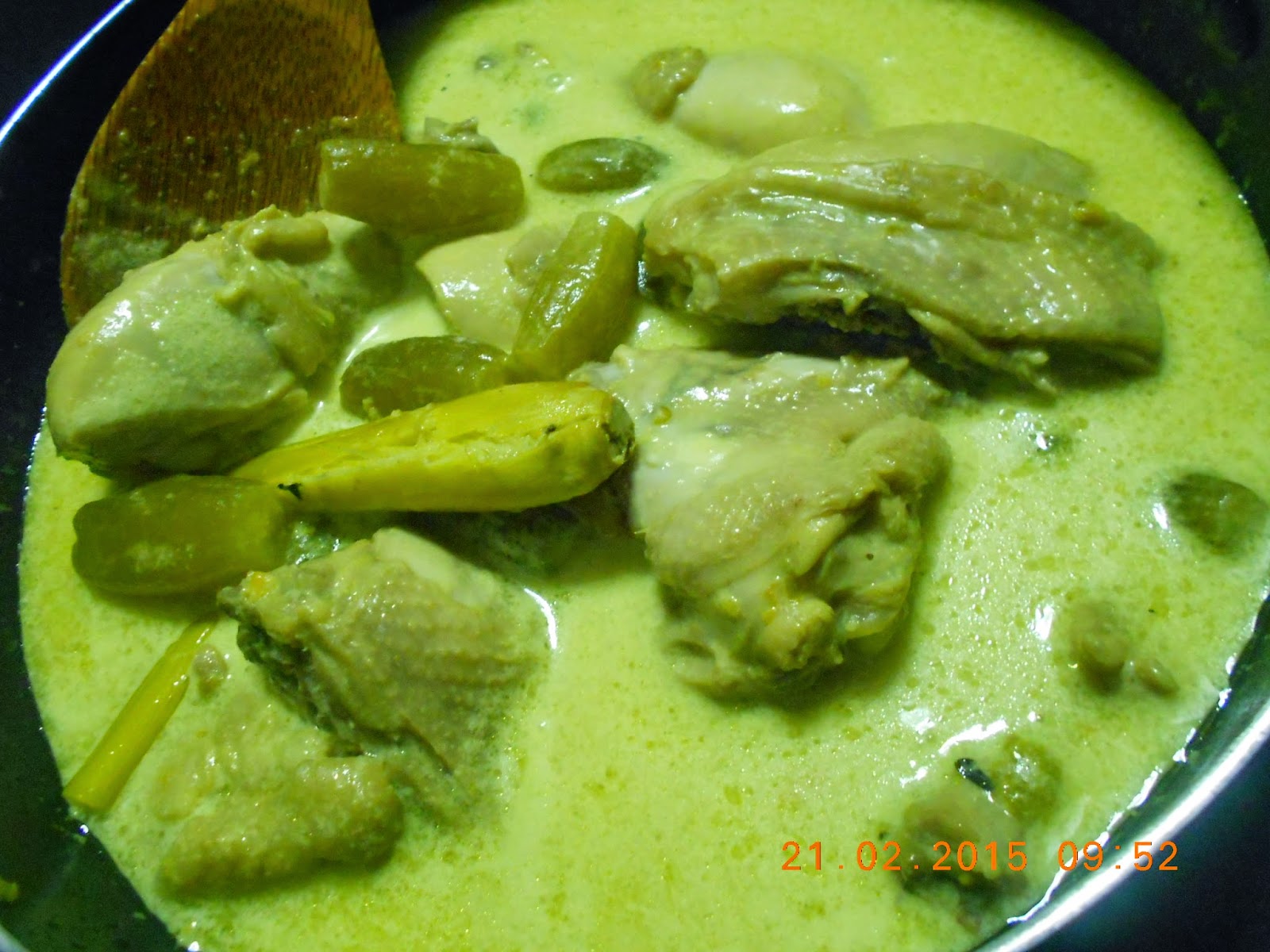 Namakucella: MASAK LEMAK CILI API AYAM + BELIMBING BULUH