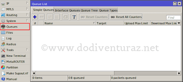 Cara Limit Bandwidth di Mikrotik Dengan Simple Queue