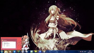 Theme Anime Windows 7 Yuuki Asuna from Sword Art Online