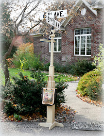 Coat Tree Street Sign Bliss-Ranch.com #maisonblanchead