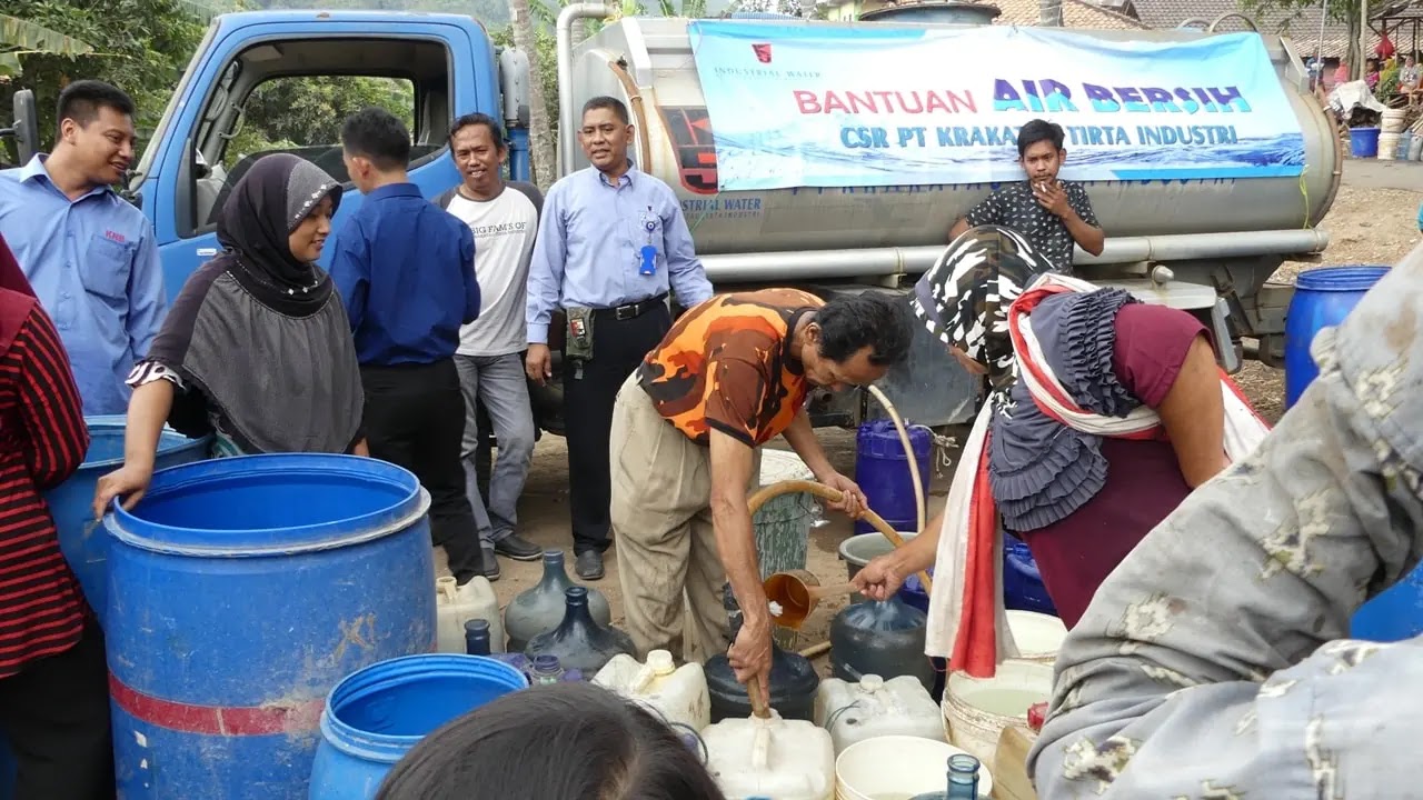 Santunan KSG di Daerah Paceklik Air