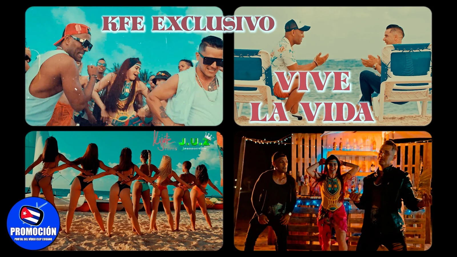 Kfé Exclusivo - ¨Vive la Vida¨ - Director: Roberto Karel Boza Blanco - Kijote Films. Portal Del Vídeo Clip Cubano. Música cubana. CUBA.