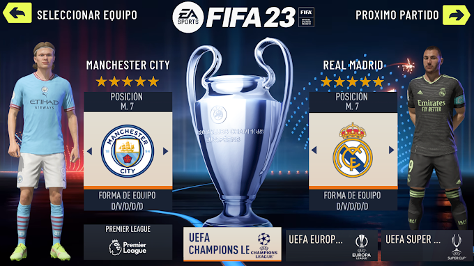  LLEGO! FIFA 23 ANDROID LIGAS ACTUALIZADAS, FICHAJES, KITS 2023 Y NARRADORES EN ESPAÑOL