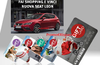 Logo Fai shopping e vinci Card Cisalfa Sport e una Nuova Seat Leon