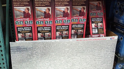 Insulate your garage with the Reach Barrier Garage Door Insulation Kit