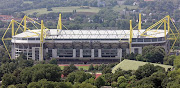 Dominant Dortmund. Part 1. (px singal iduna park with new sign)