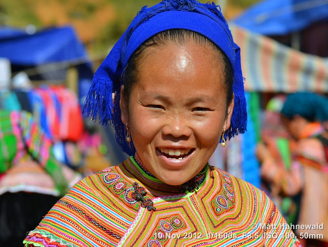 close up, portrait, street portrait, headshot, Vietnam, hill tribe, Hmong, Hmong woman, traditional Hmong costume