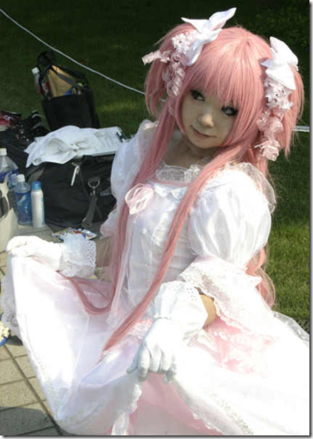 unknown cosplay 109 from summer comiket 2011 / mahou shoujo madoka magica cosplay - kaname madoka 4