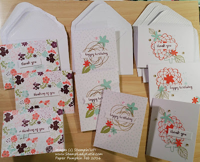 Stampin'UP!'s Paper Pumpkin Craft kit for February 2016 "Hello Sunshine"