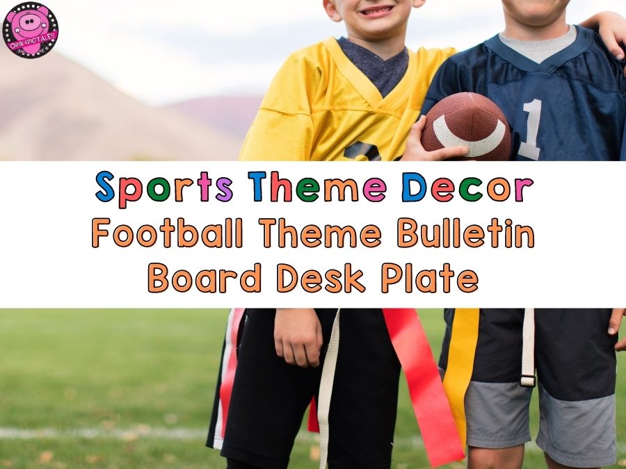 Kids who enjoy sports and participate in sports activities will appreciate this football-themed classroom decoration and bulletin boards.