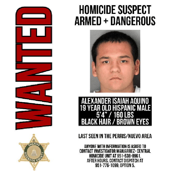 Suspect In Nuevo Murder Sought By Sheriff S Dept Menifee 24 7 - sonic roblox piano tristin bailey