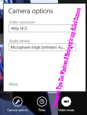 Computer Tips: Use Windows 8 Metro-style app called Camera