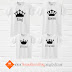 Kaos Family : King Queen Prince Princess kaos putih