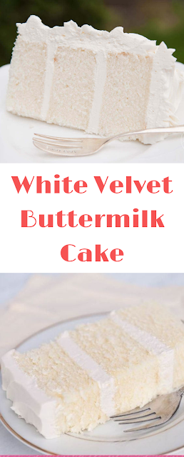 White Velvet Buttermilk Cake