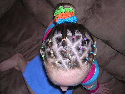 gymnastics hair styles