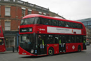 On Monday 27th February the New Bus for London did enter service on route 38 . (img copy)