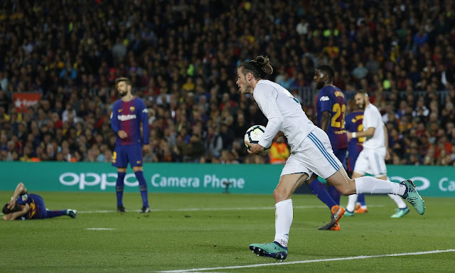 Gareth Bale's curling effort earned Real Madrid a equalizer