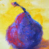 Pear Imagined, mixed media