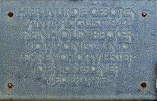 Gedenktafel in Adorf / Vogtland