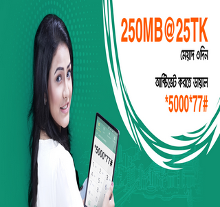 Banglalink 250MB at Tk.25