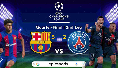 UCL ~ Barcelona vs PSG | Match Info, Preview & Lineup