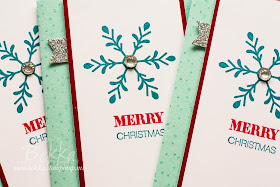 Stylish Fast and Fabulous Snowflake Merry Christmas Card made using supplies from Stampin' Up! UK.  You can get them here