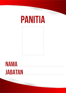 Desain ID Card Minimalis Kosong