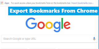 Export Bookmarks From Chrome