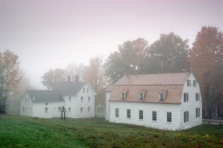 Meeting house and Ministry shop at Sabbathday Lake (Michael Freeman / Alamy Stock Photo)