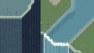 Titan Souls gameplay cascada