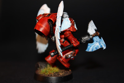 Sanguinary Priest armor and power weapon