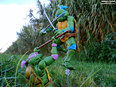 Review de los S.H.Figuarts TMNT "Leonardo" y "Donatello" de Tamashii Nations.