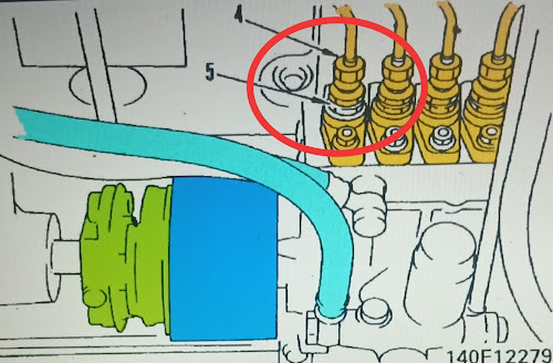 Adjusting Fuel Injection Timing Engine Dozer D 85 SS - 2 Komatsu