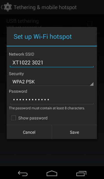 Turn your Android Phone into Wifi Hotspot