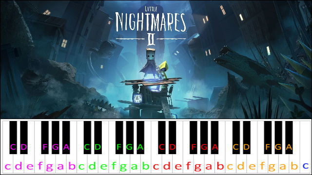 Togetherness 1 (Little Nightmares 2) Piano / Keyboard Easy Letter Notes for Beginners