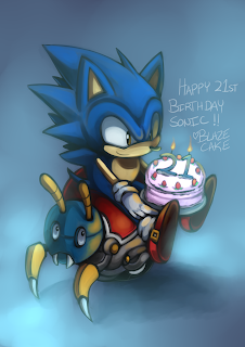 Sonic Birthday Cake on Sonic Channel By Isa Via Sonic Channel By Potechi Via Sonic Channel