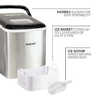 Igloo Ice Maker Machine's Ice bucket stores up to 1.25 lbs of ice, image