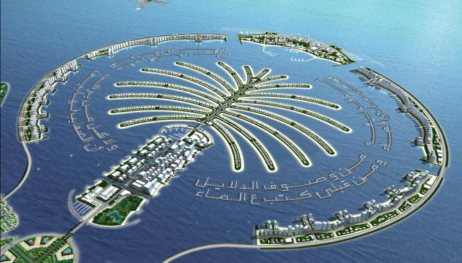 dubai mapa. Amazing Naturally Dubai Island