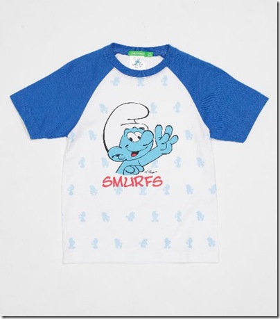 Boy Smurf Print Tee 06 - HKD 99-119