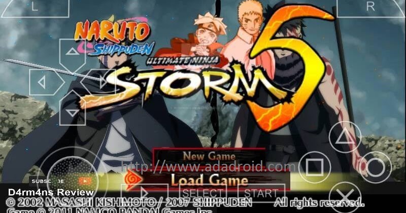 Download Game PPSSPP Naruto Shippuden Ultimate Ninja Storm
